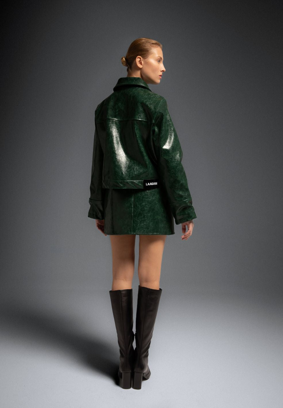 Lena Boxy Green Jacket