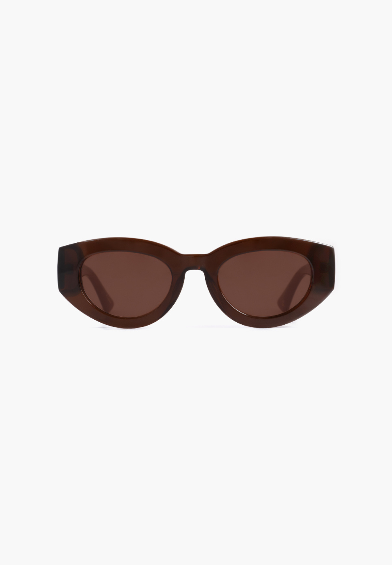 Ines Brown Brown Sunglasses