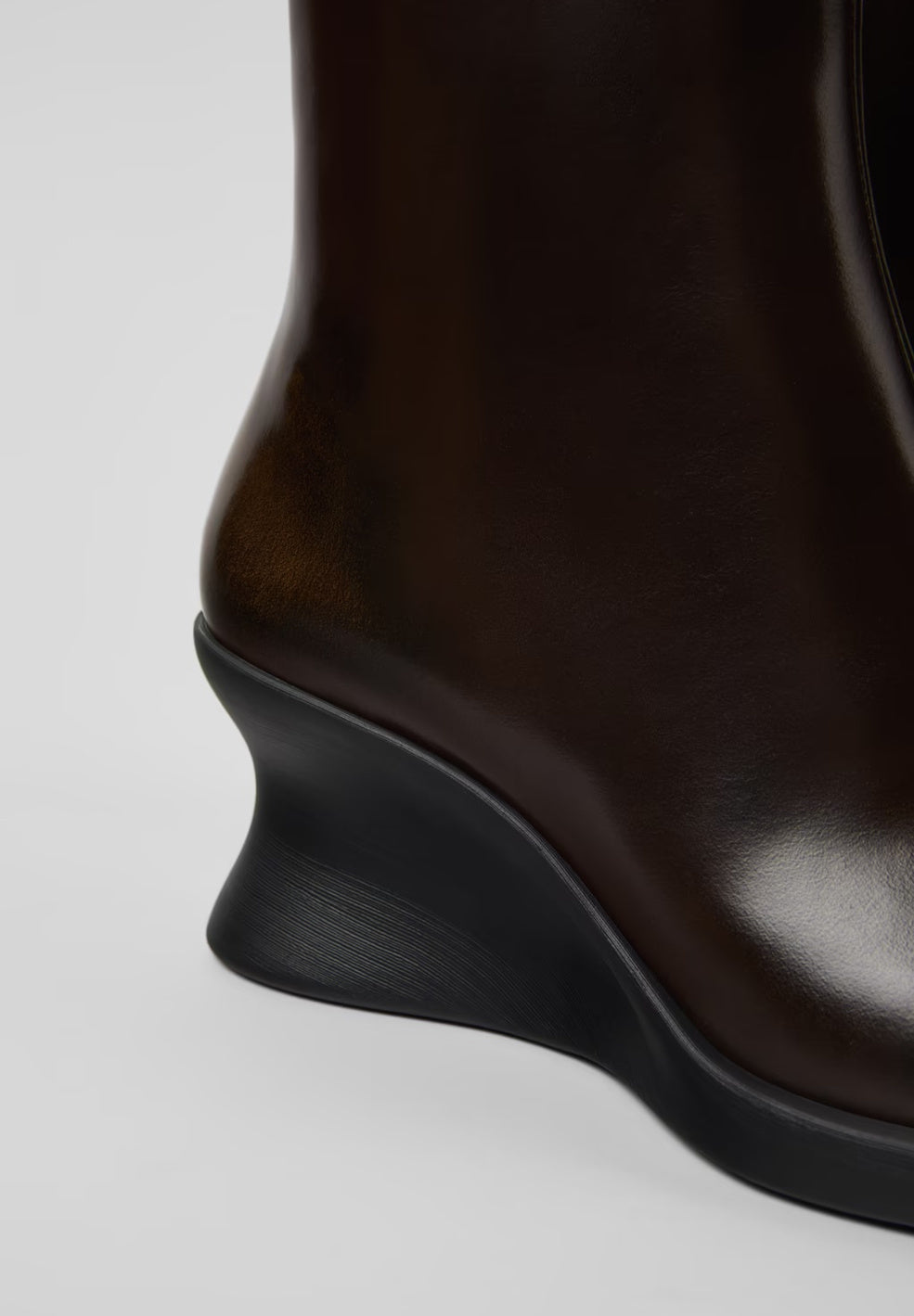 Louise Brown Leather Ankle Boots