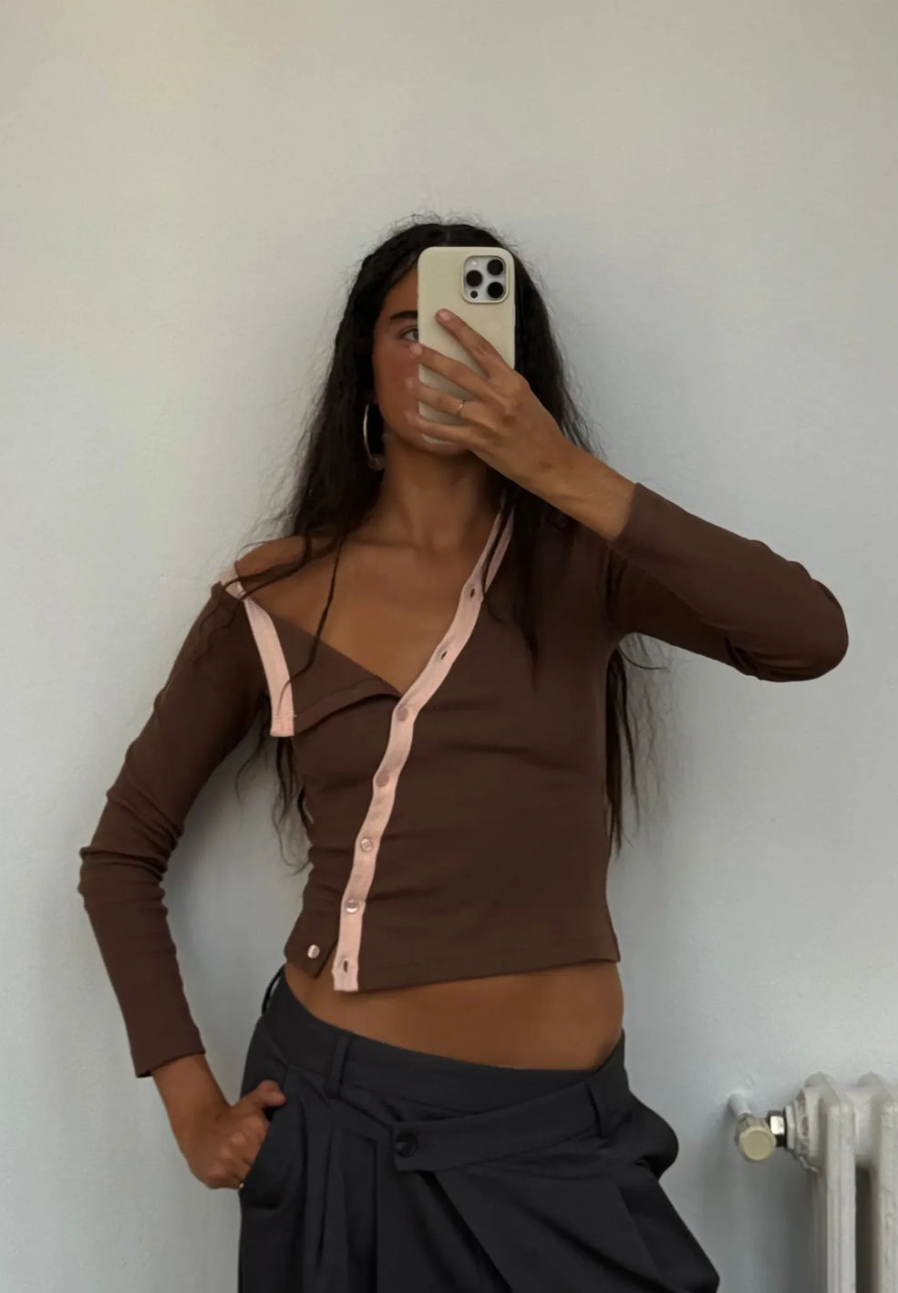 Ella Brown Top