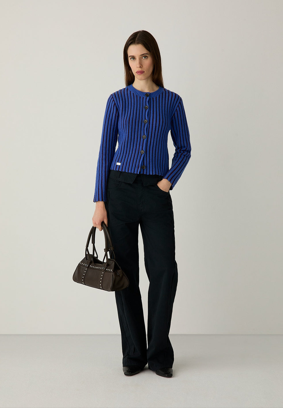 Joyce Blue Textured Cardigan