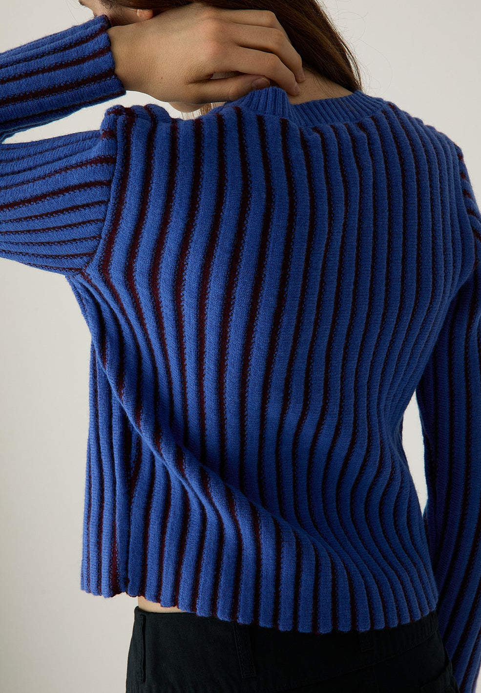 Joyce Blue Textured Cardigan