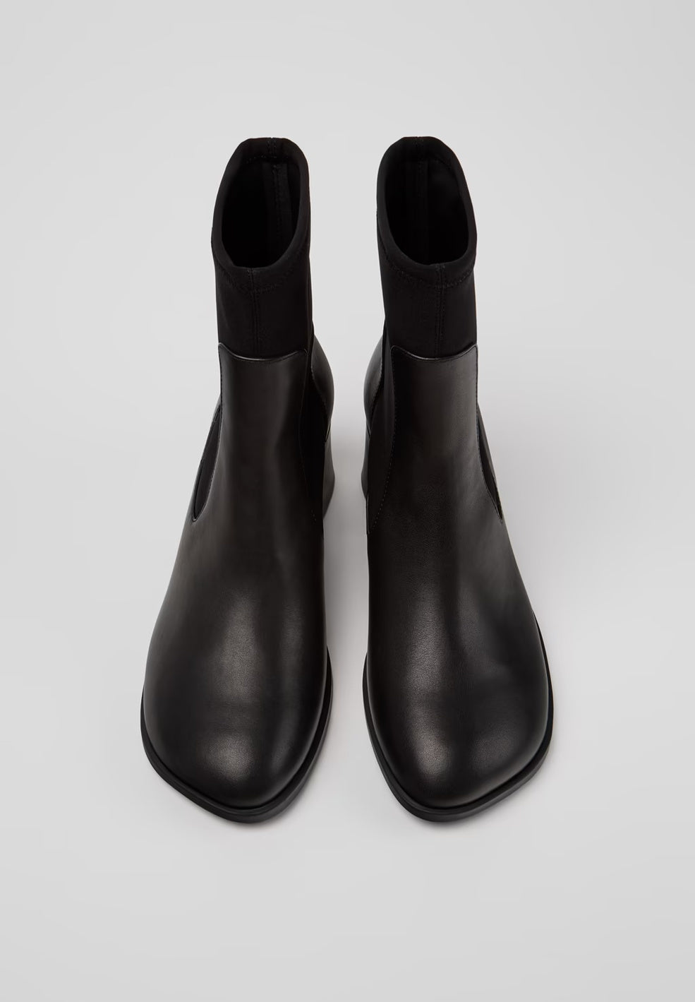 Kora Black Leather Ankle Boot