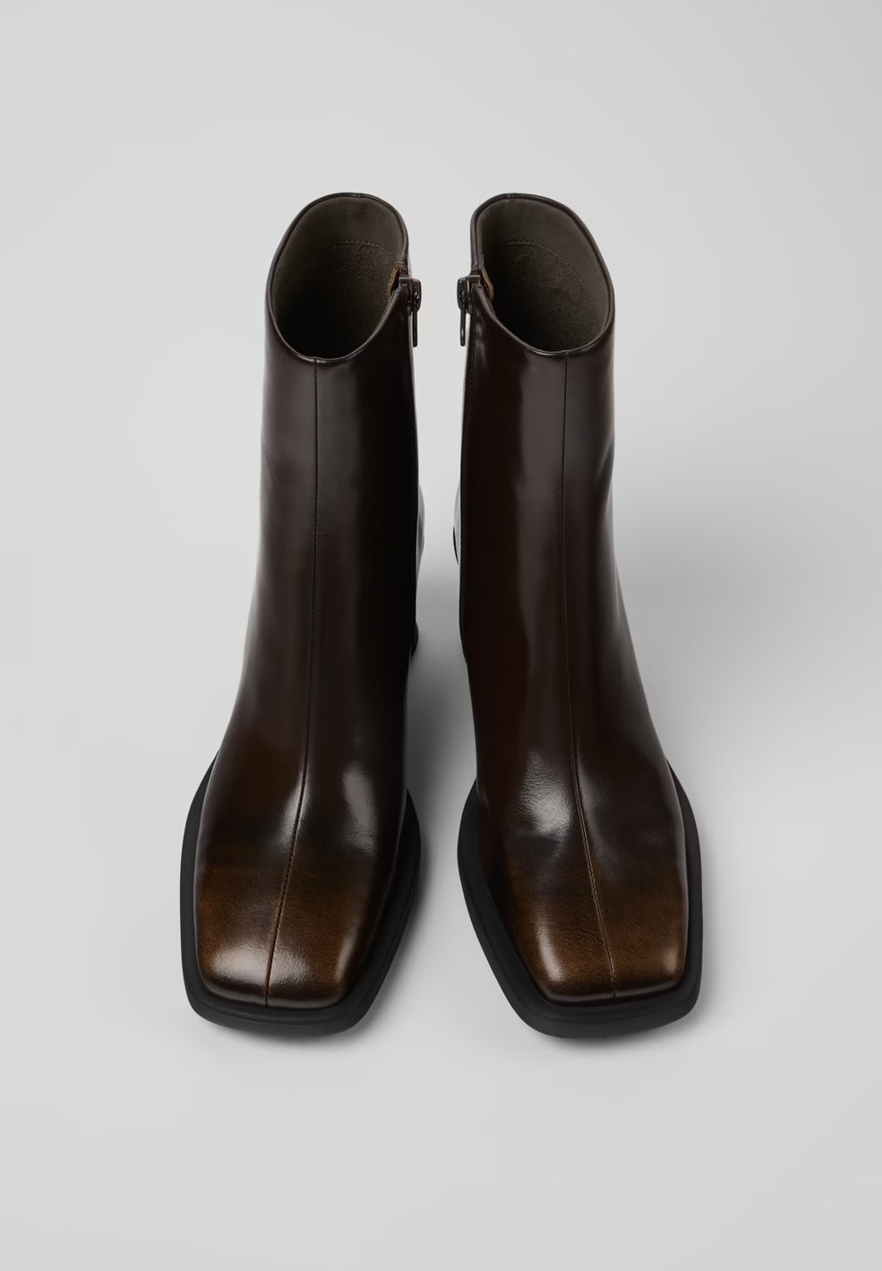 Louise Brown Leather Ankle Boots