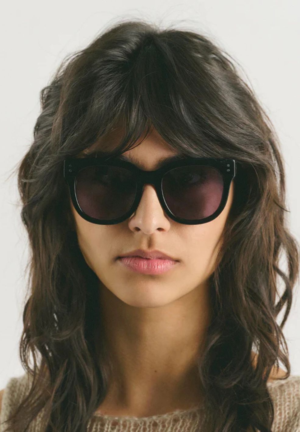 Monza Black Sunglasses from Corlin at Verse Good Store - Model Photo full