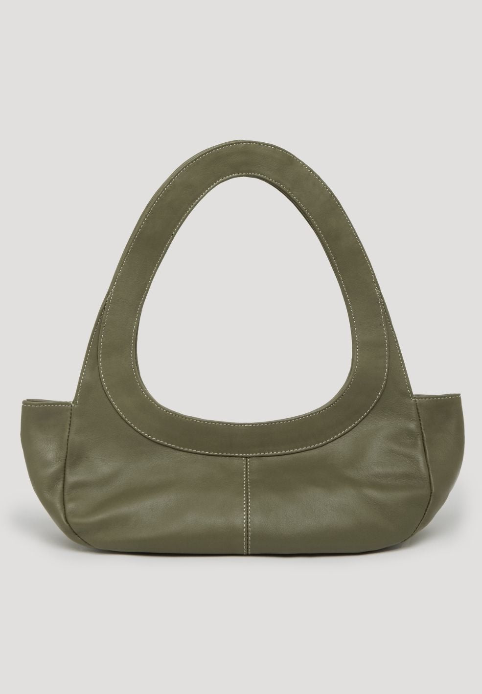 Sali Shoulder Bag Khaki from 100% Nappa leather product photo 3 | Verse Good Store
