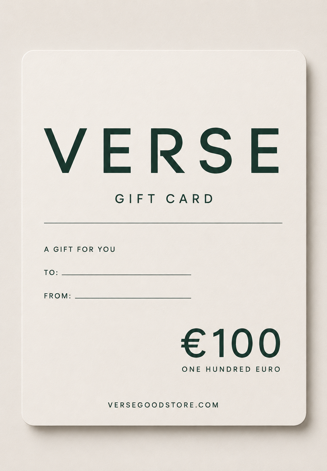 Buy Verse Amsterdam Gift Card 