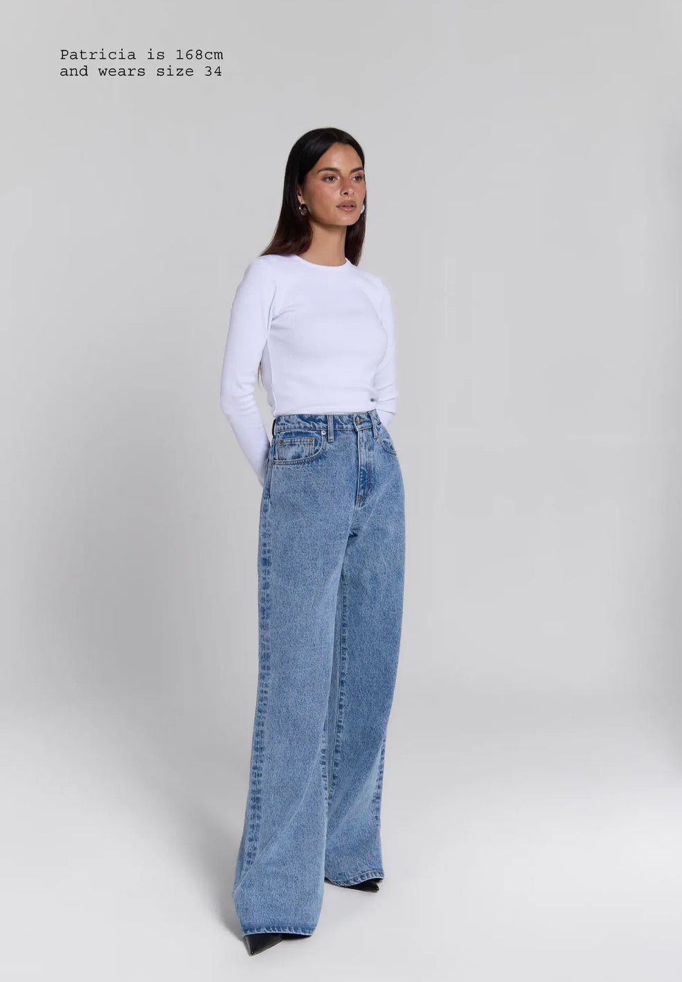 Flared Jeans Blue Denim