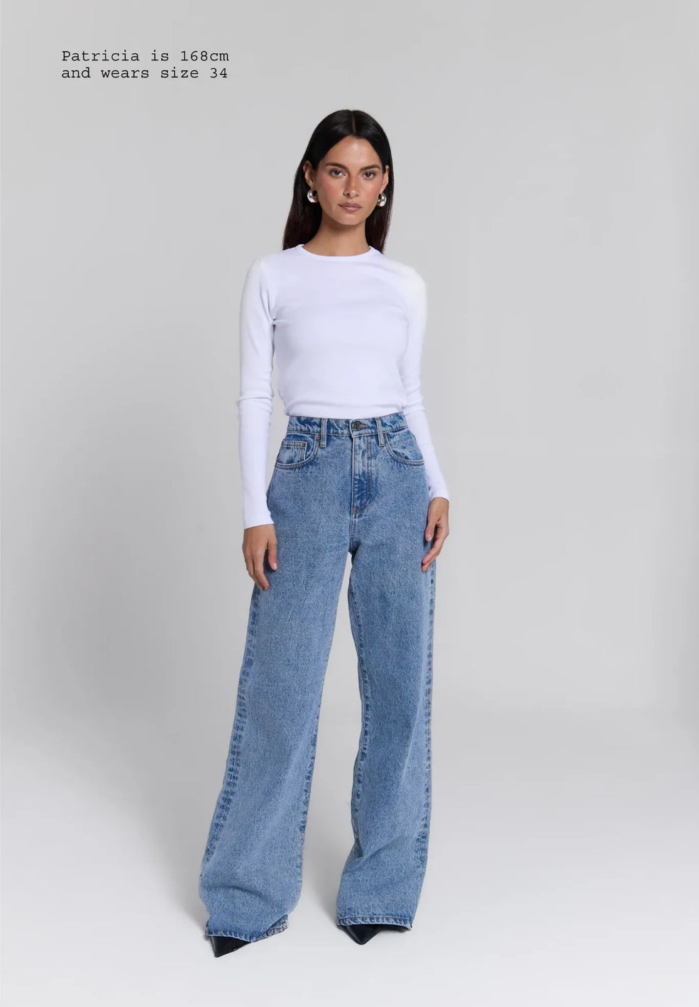 Flared Jeans Blue Denim