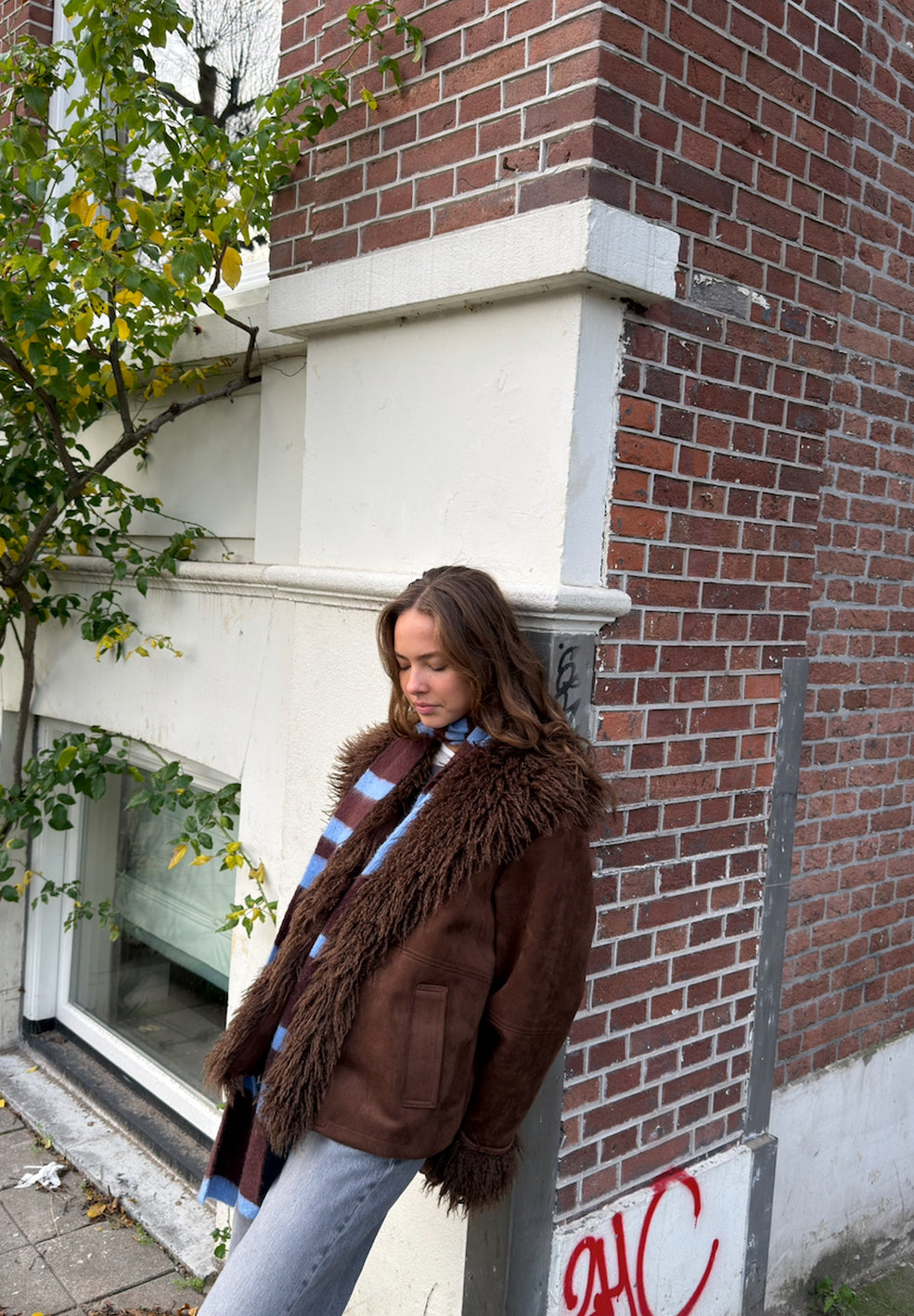 Rocky Wool Blend Scarf