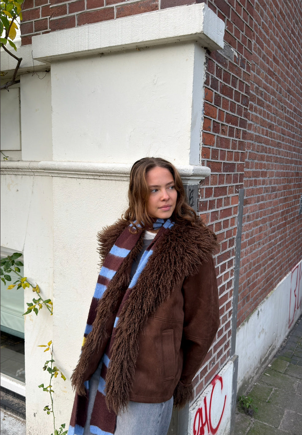 Rocky Wool Blend Scarf