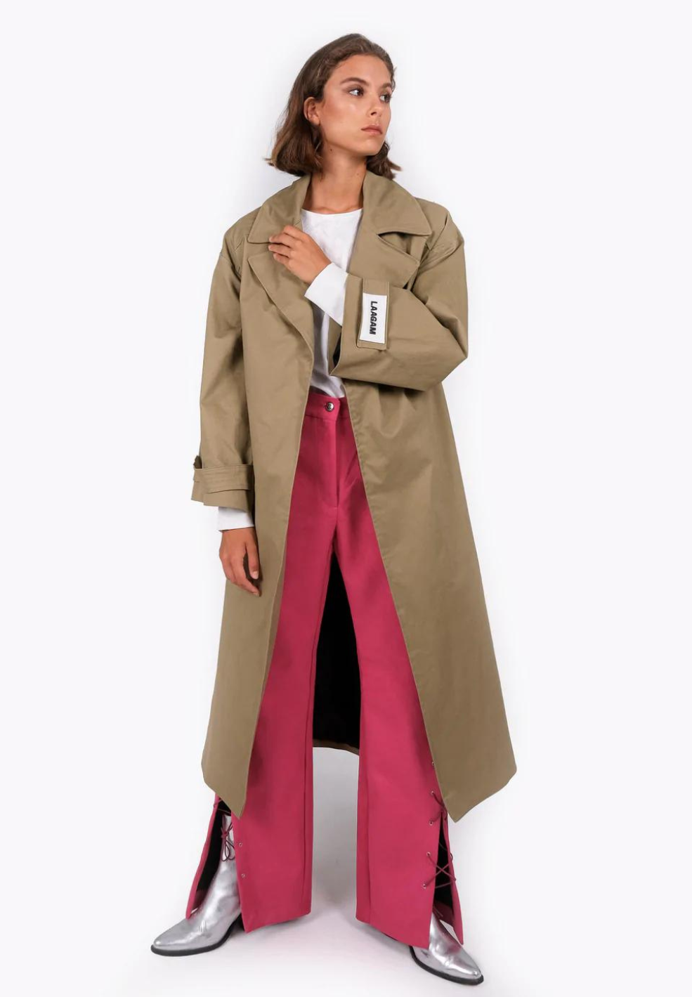Londres Trench Coat Beige-Coats & Jackets- by Laagam- Verse Amsterdam